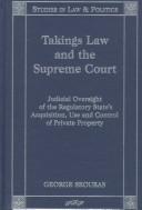 Cover of Takings Law and the Supreme Court by George Skouras